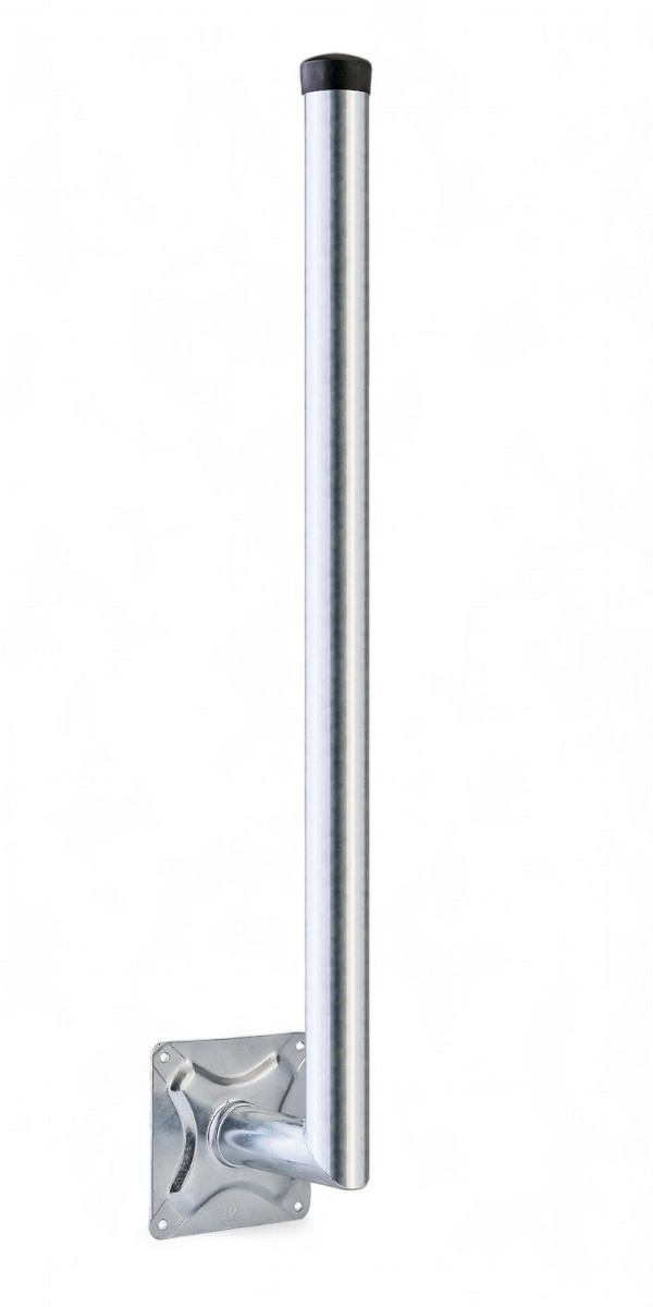 XmediaSat 050027 - 15cm Sat-Wandhalterung - Wandabstand: 15 cm,\n H: 100 cm Ø: 60 mm feuerverzinkt rostfrei