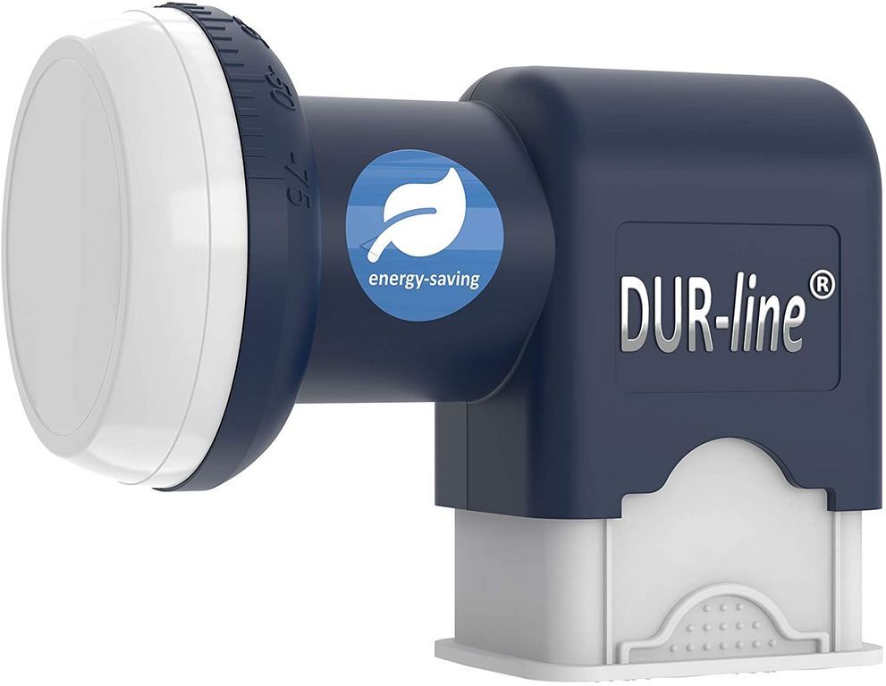 Quattro LNB - DUR-line Blue ECO 11067 extem stromsparend - \n für Multischalterbetrieb - Premium-Qualität - [ Test SEHR GUT ] digital Full HD 4K 3D