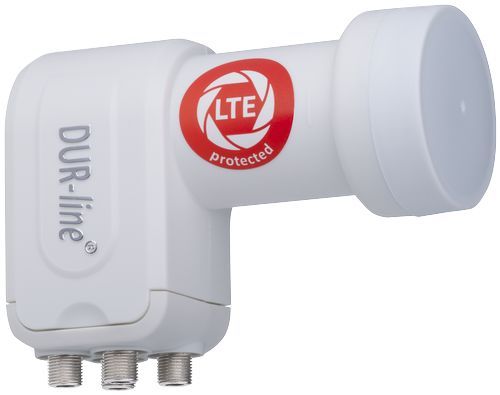 Quattro LNB - DUR-line +Ultra 11098 \n,3D & 4K ready für Multischalterbetrieb weiß