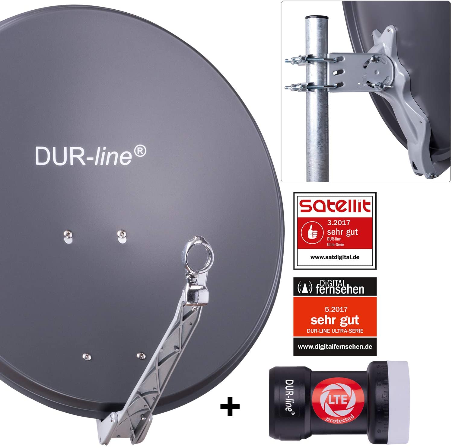 DUR-line 1�Teilnehmer Set 60�cm - Qualit�ts-Sat-Komplettanlage 12236-/bilder/big/12236_2.jpg