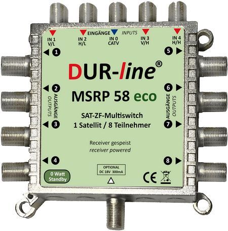 Multischalter 5/8 - DUR-line MSRP 58 eco für 8 Teilnehmer