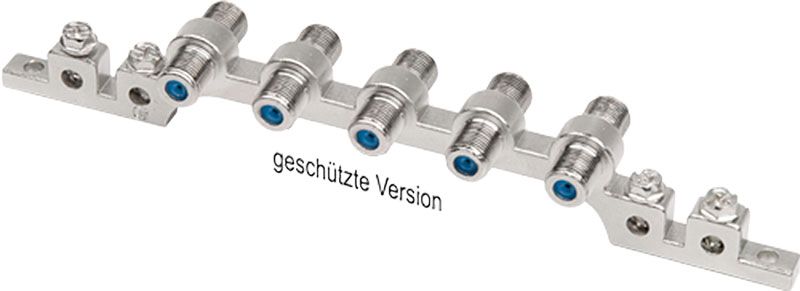 DUR-line 14451-5 F-Erdungsblock / F-Verbinder 5-fach