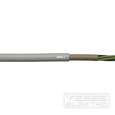 Mantelleitung NYM-J Kabel 5 x 1.5 mm² 5 adriges Installationskabel,\n nach DIN VDE 0250-204