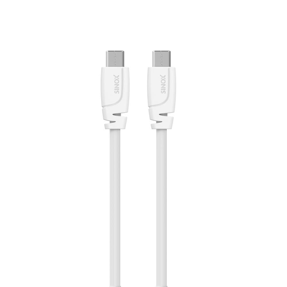 sinox Pro SXI 06461 Mobility 3.1 USB-C Verbindungskabel \n USB-C Verbindungskabel für MacBook 1.00m weiß