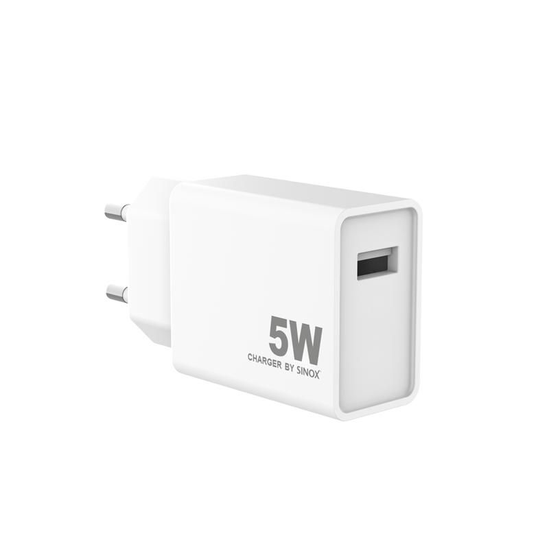 sinox Pro SXP 6005  USB-A Ladegerät \n 5 Watt USB-A Anschluss weiß