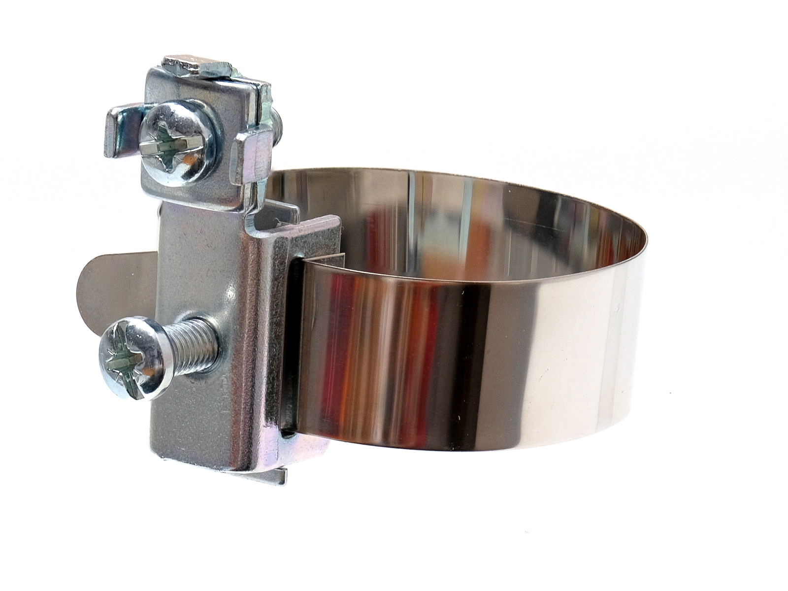 XmediaSat ETEB1 Band Erdungsschelle | Erdungsrohrschelle,\n 8-52 mm rostfreier Stahl (V2A)