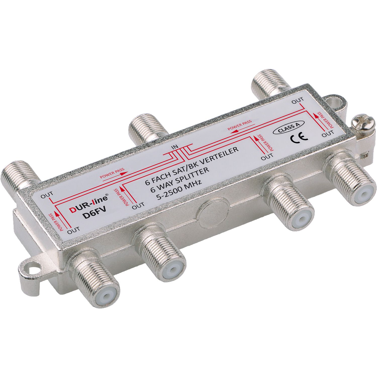 DUR-line SAT-Verteiler 6-fach Class A