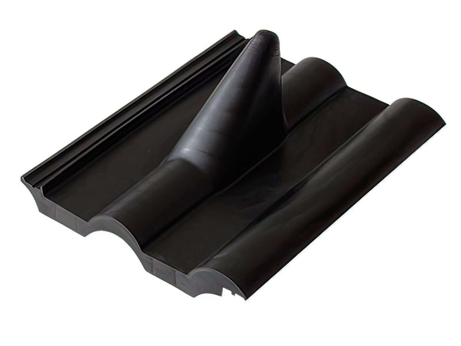 Dachpfanne Elastik B103 Frankfurter / Finkenberger schwarz Kunststoffpfanne