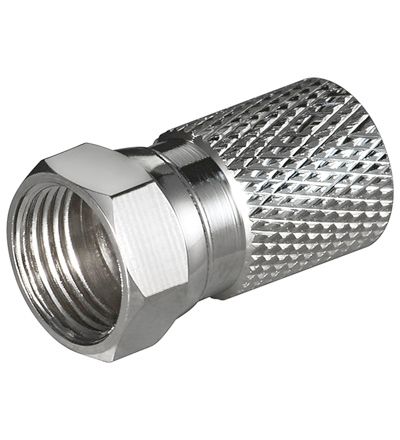 F-Stecker / F-Aufdrehstecker 8.4 mm BigNut mit Dichtring