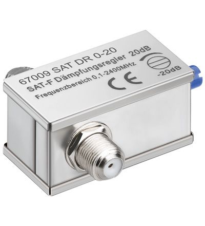 Sat Dämpfungsregler 20dB / 47-2400 MHz