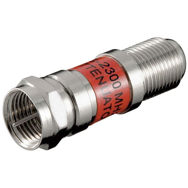 3db Dämpfungsglied F-Stecker / F-Kupplung Goobay