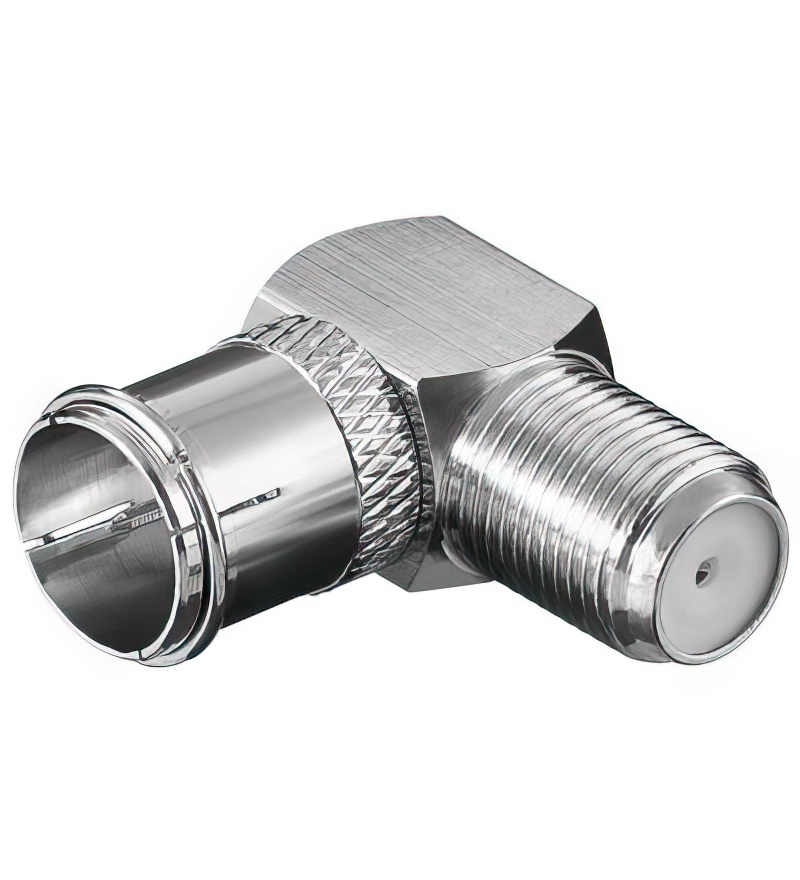 Winkelübergang F-Stecker auf F-Kupplung Quickversion