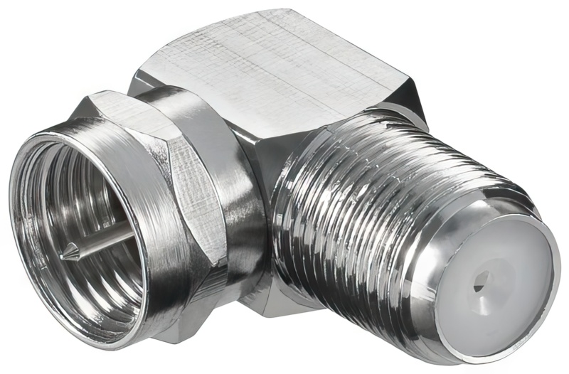 Winkelübergang F-Stecker auf F-Kupplung