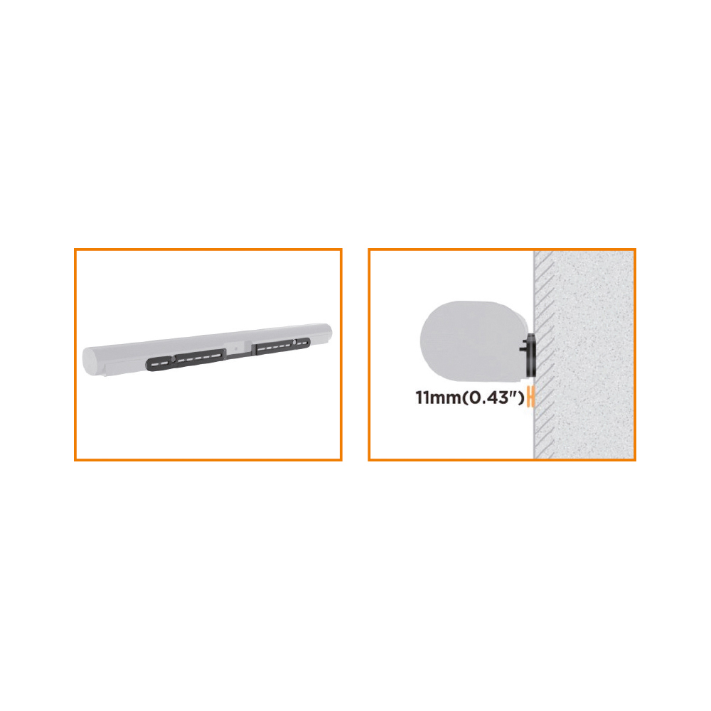 Wandhalterung f�r Sonos � Soundbar Arc My Wall HS7W-/bilder/big/HS7_detail2.jpg
