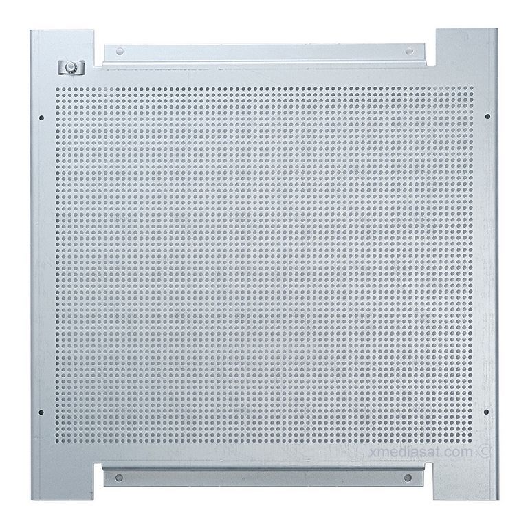 Lochblech-Montageplatte 400x400 mit Erdungsanschluss für MS 44