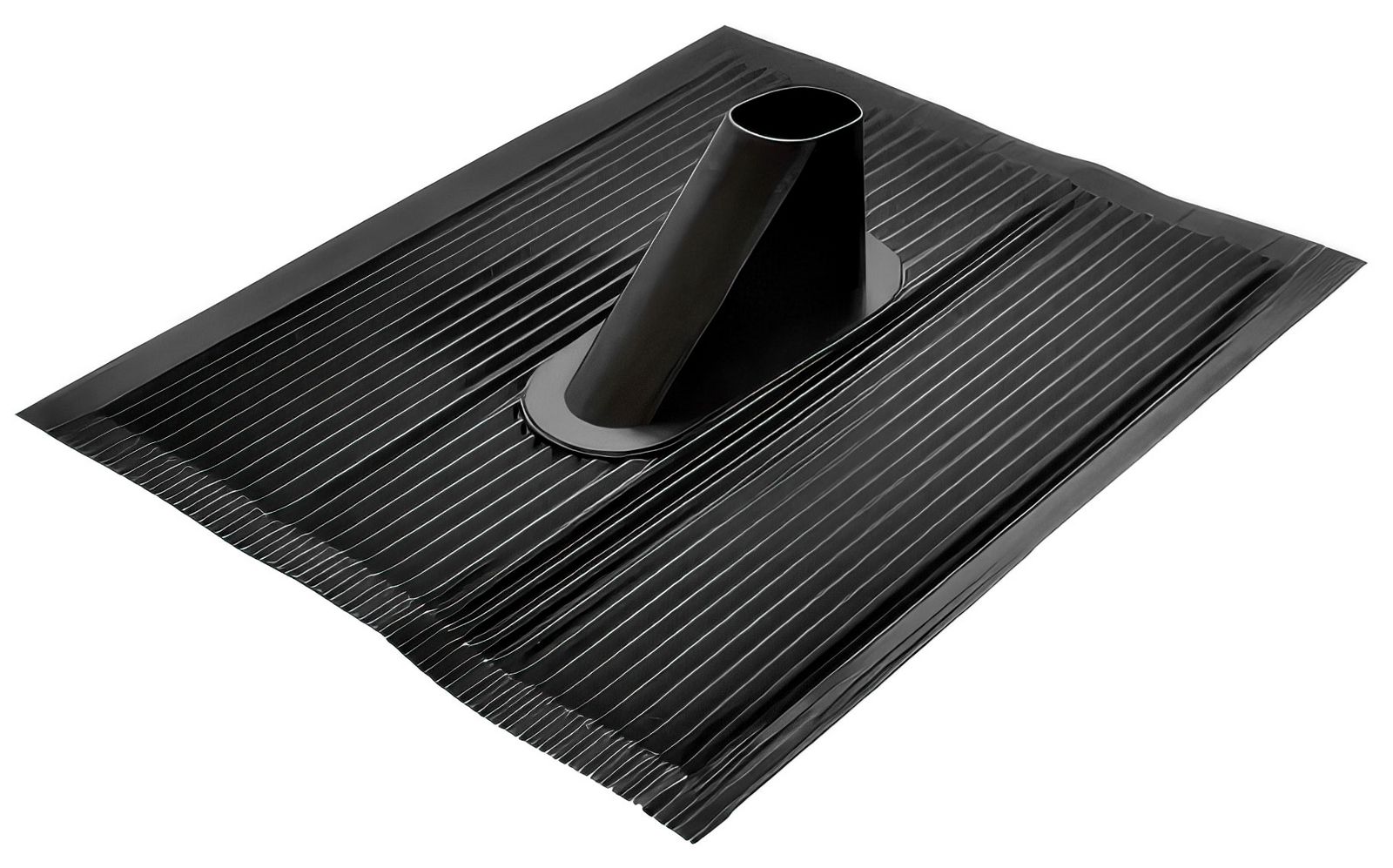 A.S.Sat Dachpfanne | Dachziegel | Alu 60 x 50 cm XL schwarz