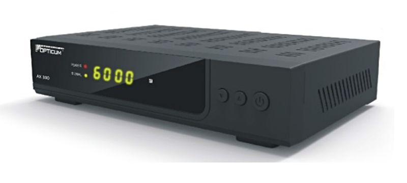 Opticum HD AX 300 Plus HDTV Sat Receiver PVR Ready,\n mit Aufnahmefunction über USB