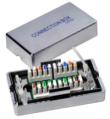 Wentronic 50481  Cat5e Connection Box / Verbinder / Verbindungsbox