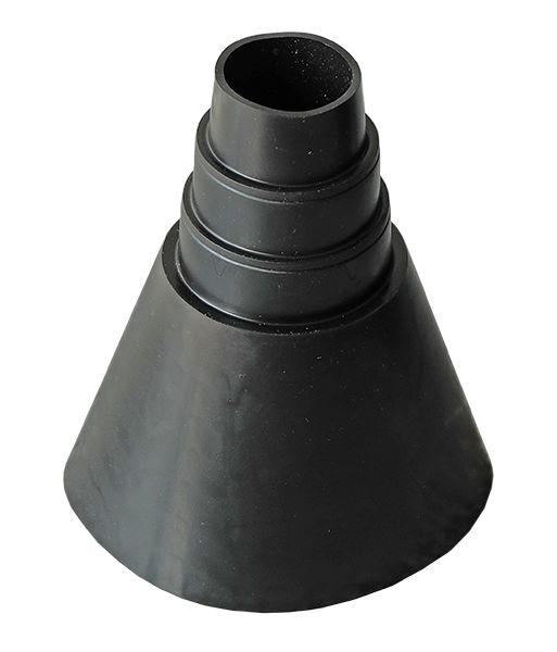50mm Manschette / Montagestutzen Werit 14376 \n für Mastdurchmesser 32 - 50mm UV-beständig schwarz