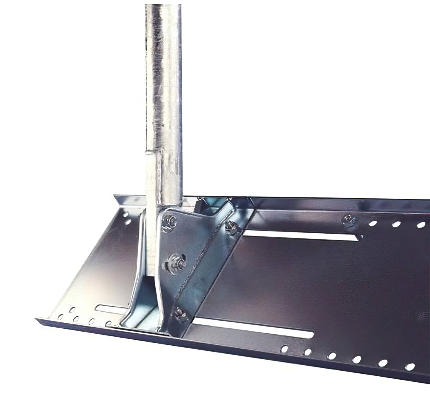 Dachsparrenhalter - XmediaSat Robusty S948 horizontal verschiebbar,\n Breite:  85 cm Masthöhe:  90 cm Ø: 48 mm feuerverzinkt Neigung einstellbar 0 - 72° rostfrei
