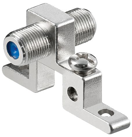 F-Erdungsblock / F-Verbinder 1-fach