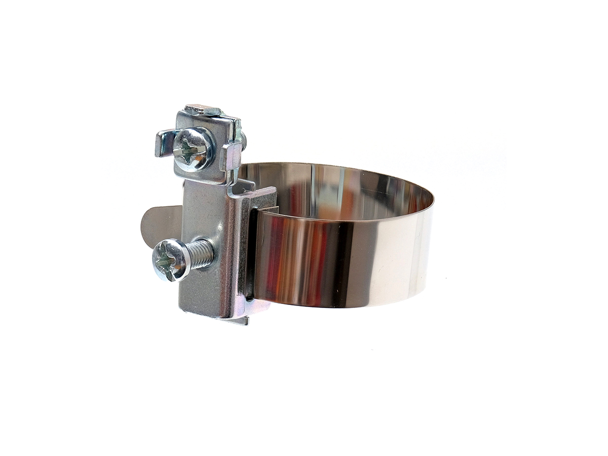 XmediaSat ETEB0 Band Erdungsschelle | Erdungsrohrschelle,\n 8-32 mm rostfreier Stahl (V2A)