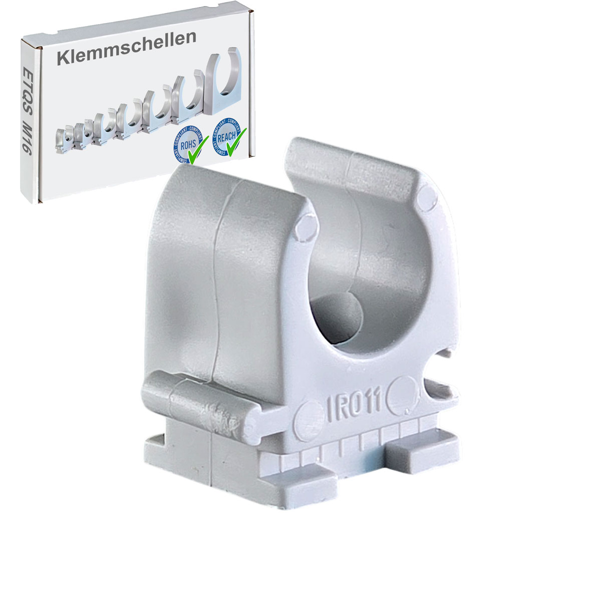 M12 PVC Klemmschelle | Quick-Schelle | Rohrschelle | XmediaSat,\n für Stangenrohr