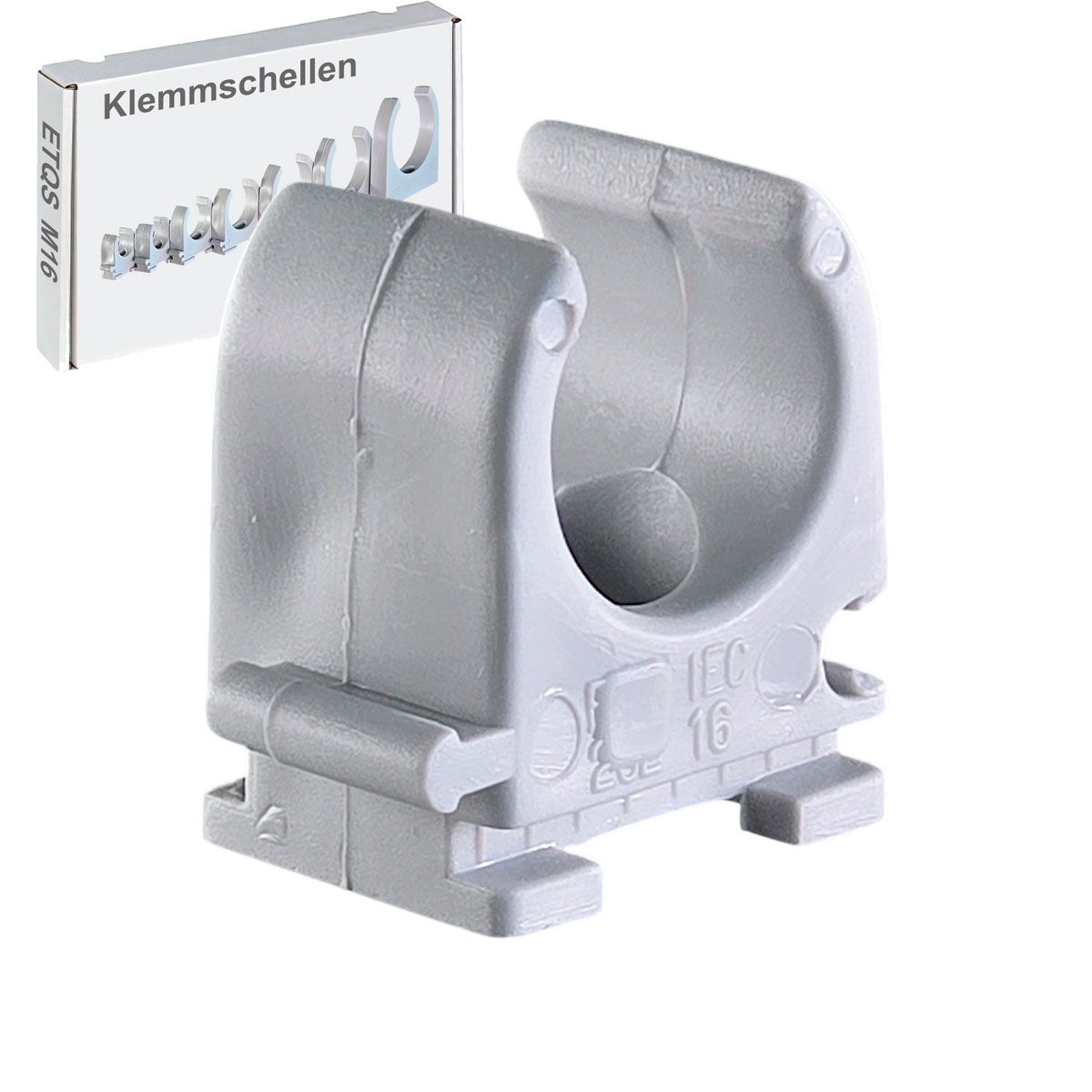 M16 PVC Klemmschelle | Quick-Schelle | Rohrschelle | XmediaSat,\n für Stangenrohr PG 9