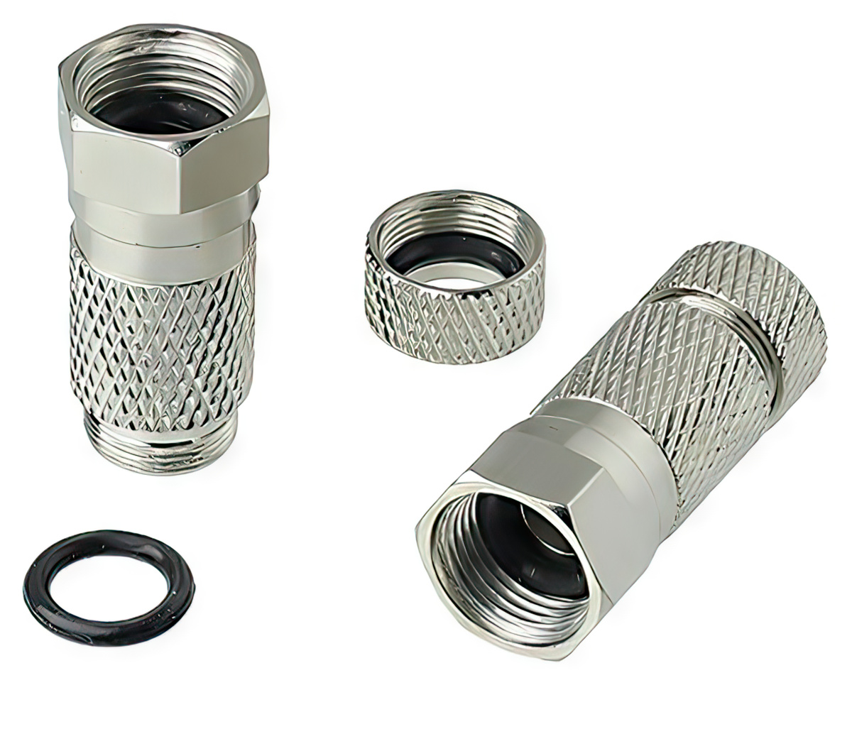 F-Stecker / F-Aufdrehstecker FSW75 7.5 mm wasserdichte Ausführung