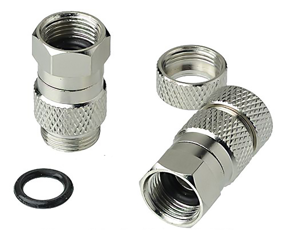 F-Stecker / F-Aufdrehstecker FSW82 8.2 mm wasserdichte Ausführung