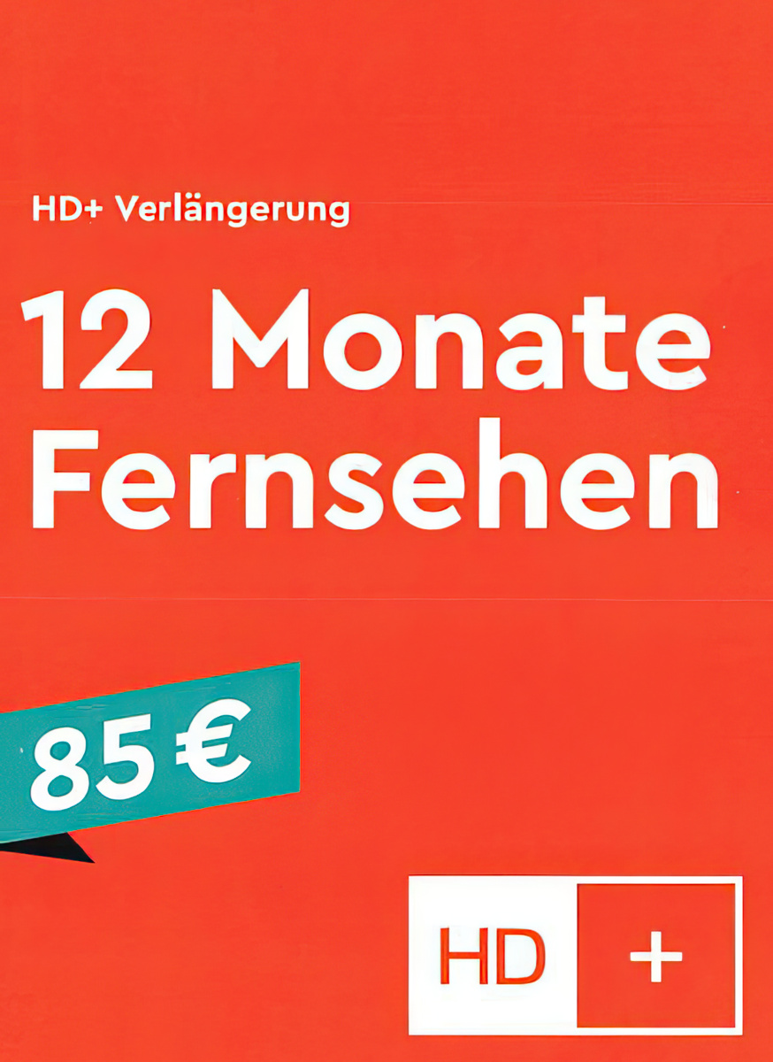 HD+ Verlängerung 12 Monate – Sofort per E-Mail,