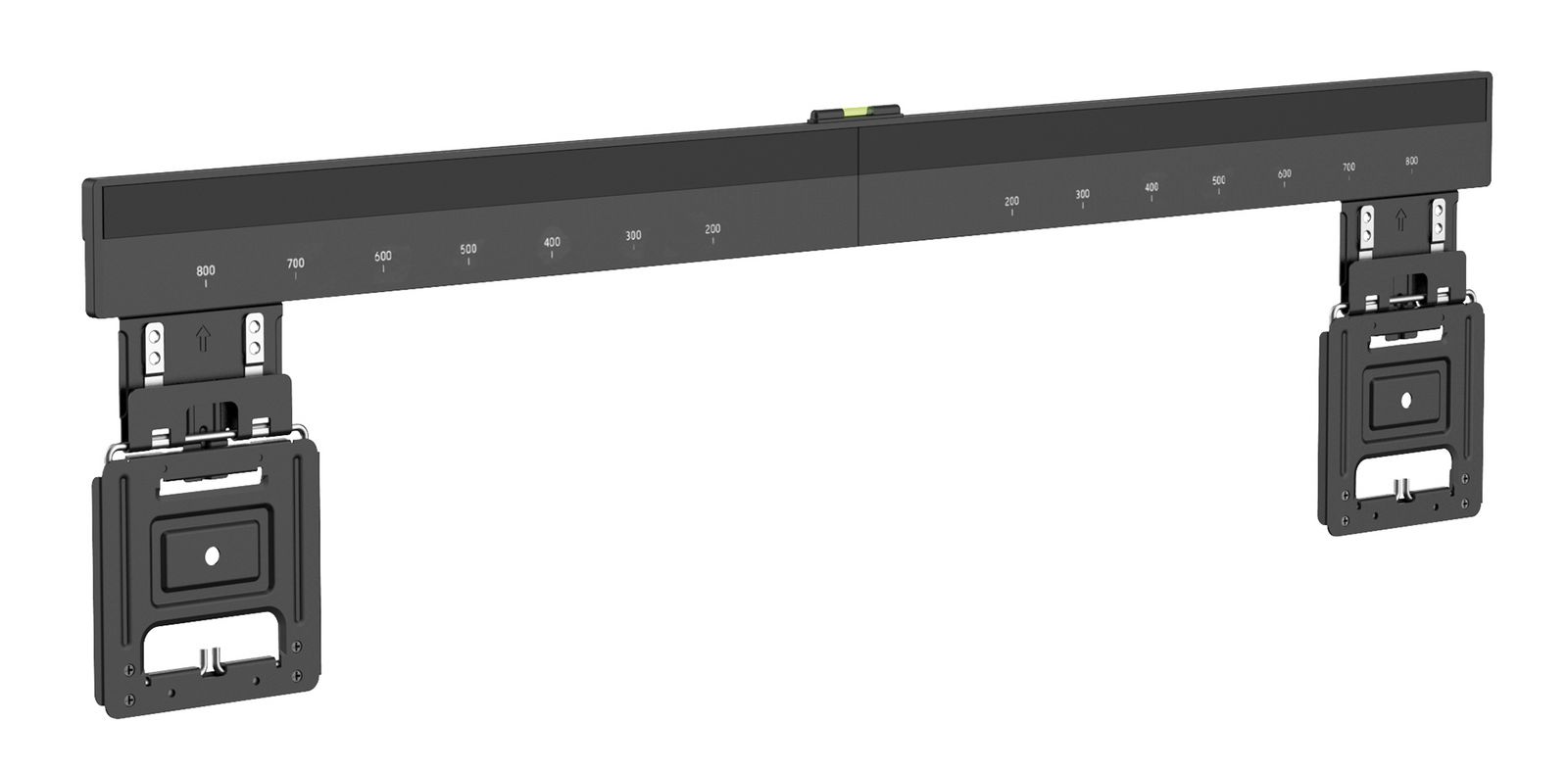 Wandhalter für Flachbildschirm My Wall HE7-2L \n für Bildschirme 43''-100''(109-254cm) Belastung bis 75kg Ultra Slim 9.5mm Wandabstand schwarz