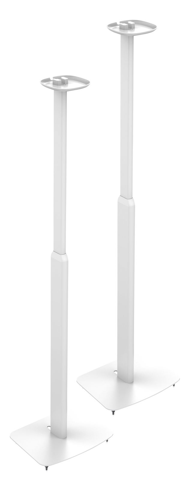 2 Ständer für Sonos Lautsprecher One& ONE SL My Wall HS11W \n Standfüße Sonos ONE&ONE SL Höhe: 700-1270mm Belastung: 3kg weiß