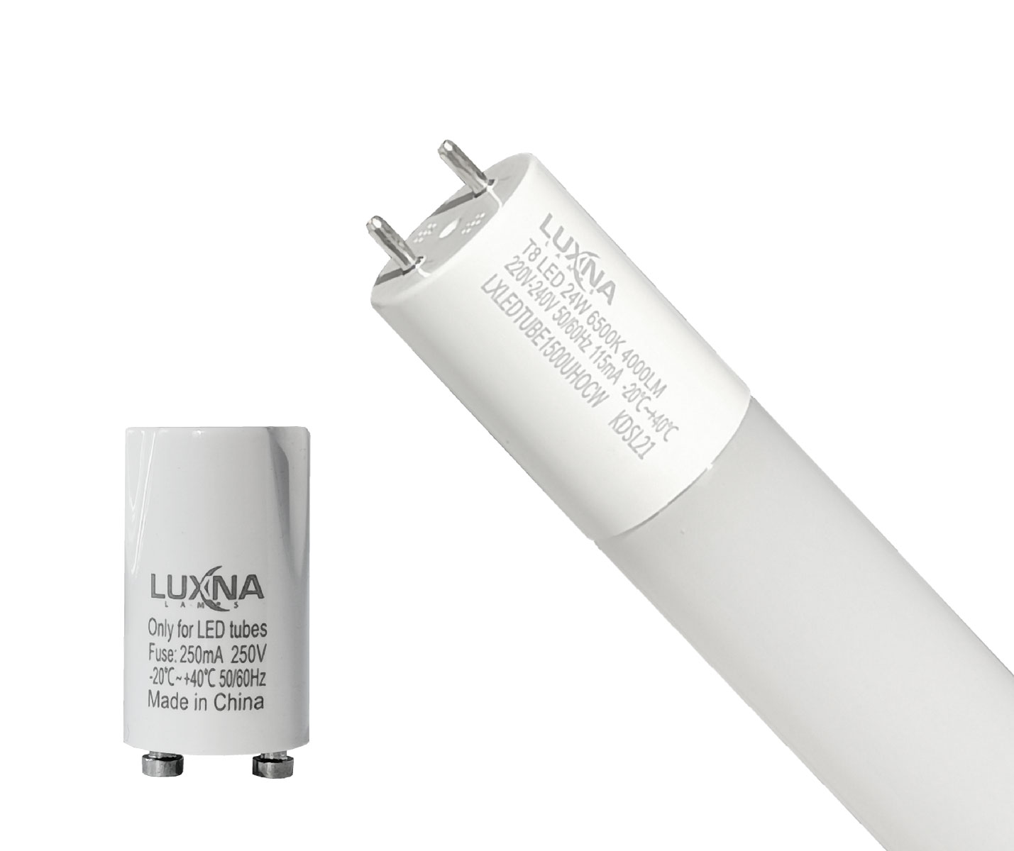 LUXNA LAMPS 5469-2221 LED-LAMPE/MULTI-LED LED Röhre 1500 mm 4000lm 24 Watt 150 Lm/W kaltweis Glas 6500K