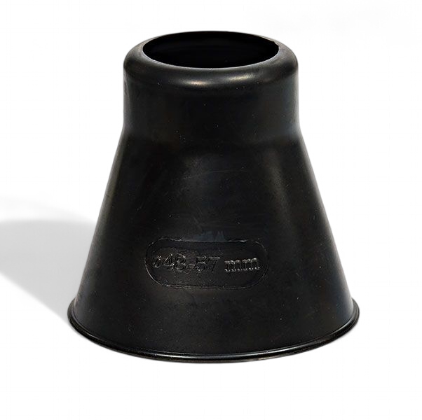 50mm Manschette / Montagestutzen Fuba DMS 500 \n für Mastdurchmesser 48 - 57mm schwarz aus Gummi UV-beständig
