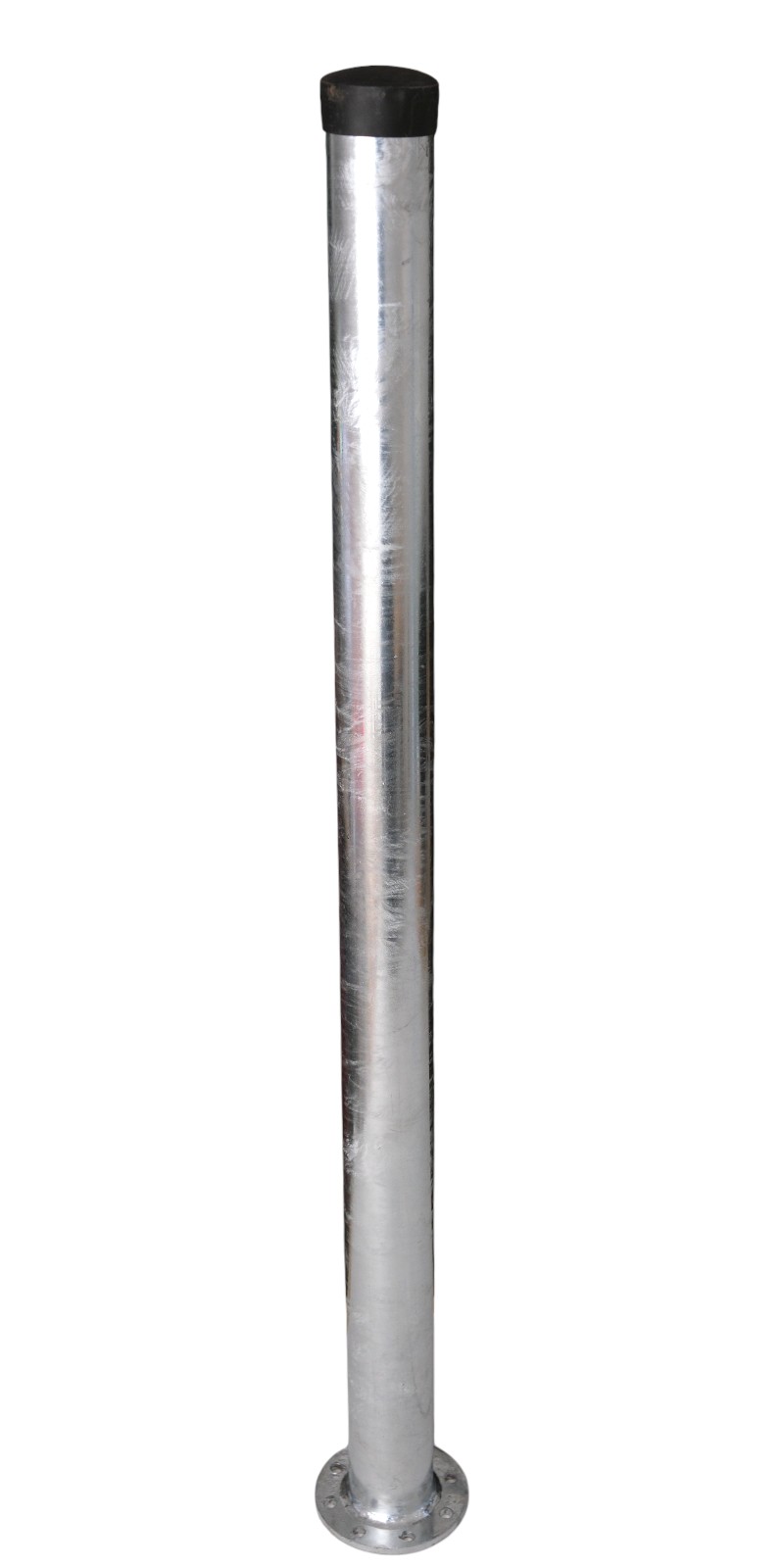 1m Antennenmast mit Fuß - XmediaSat STFM 060037RP \n Masthöhe: 100 cm Ø: 60 mm mit runder Grundplatte feuerverzinkt rostfrei