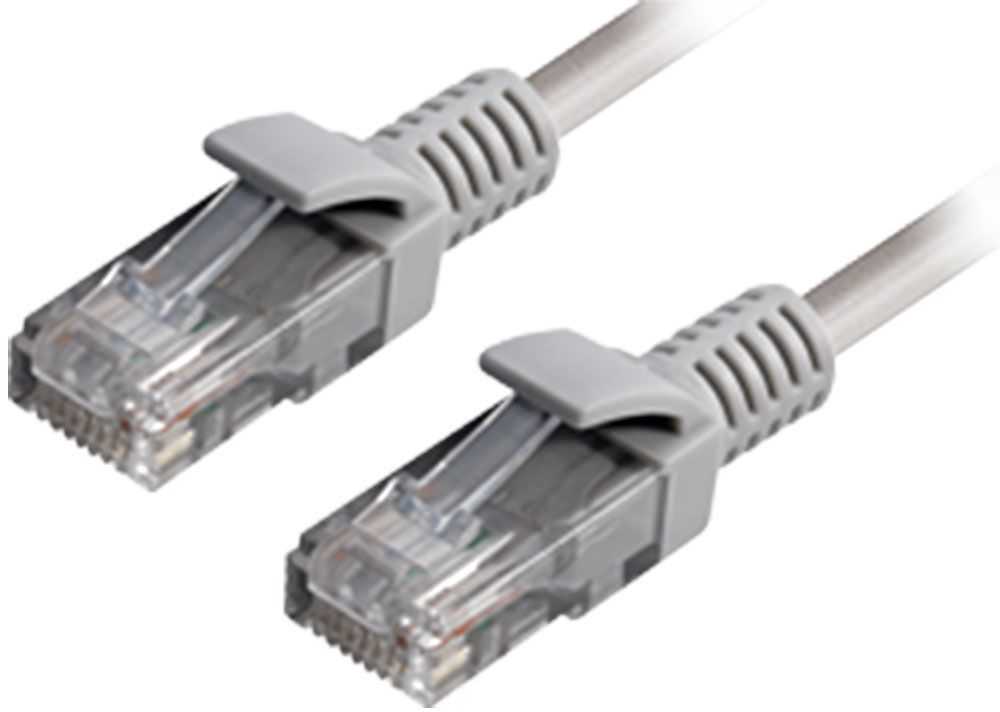 1m CAT6 Patchkabel / Ethernet / Netzwerk Kabel Transmedia Ti 23-1 G \n Länge 1 m mit Western 8/8-Stecker (RJ45) auf Western 8/8-Stecker (RJ45)