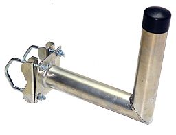 25cm Profi Wandhalter / Mastausleger \n,Auslage 25 cm Alu mit Zahnschellen