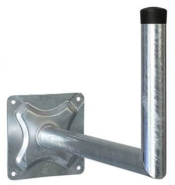 XmediaSat 050013 - 60cm Sat-Wandhalterung - Wandabstand: 60 cm,\n H:  30 cm Ø: 48 mm feuerverzinkt rostfrei