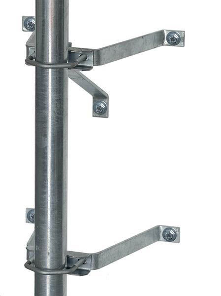 40cm Sat Mauerhalterset / Masthalter - XmediaSat TR40 \n Wandabstand: 40 cm feuerverzinkt Wandabstandshalter rostfrei