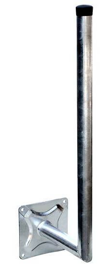 XmediaSat 050007 - 25cm Sat-Wandhalterung - Wandabstand: 25 cm,\n H: 100 cm Ø: 48 mm feuerverzinkt rostfrei