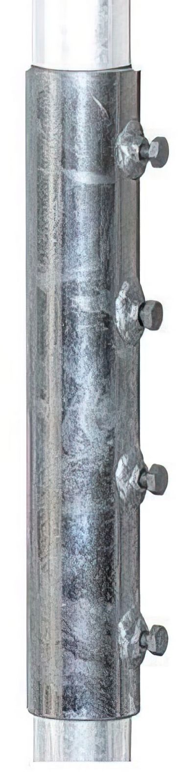 XmediaSat MVH48 48mm Masthülse / Verbinder \n für 48er Rohr feuerverzinkt rostfrei