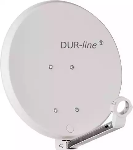 Satellitenschüssel - DUR-line DSA 40 Ø: 40 cm hellgrau 