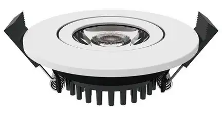 Luxna Lighting LXLEDDL5.5WCCT3­WS LED Downlight weiß schwenkbar 