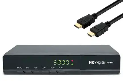 MK Digital HD-S3 FULL HDTV Sat Receiver HDMI EPG USB Mediaplayer Astra-Hotbird-Türksat vorprogrammiert