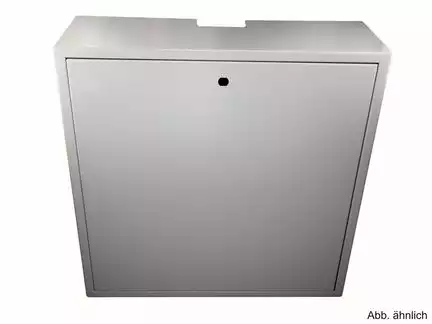 Antennenschrank mit 4-fach Verriegelung IS 83-LB H800xB600xT200 mm kpl. mit Lochblech-Montageplatte