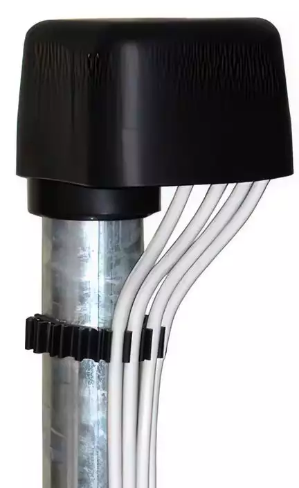 Mastkappe für Antennenmasten MKTOP TOP-Kabeldurchführung für 48/50 mm und 60 mm Masten