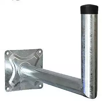 XmediaSat 050018 - 50cm Sat-Wandhalterung - Wandabstand: 50 cm H:  30 cm Ø: 60 mm feuerverzinkt rostfrei